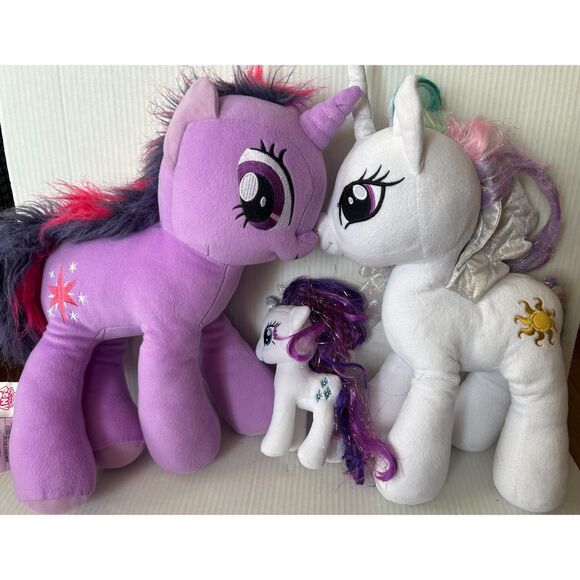 My Little Pony Unicorn Twilight Sparkle Princess Celestia Sun TY Rarity Plush - Picture 1 of 14